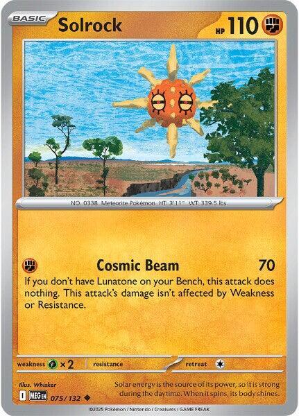 Solrock - 075/132 - Uncommon (Inglés NM)