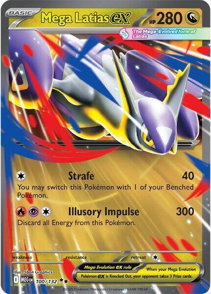 Mega Latias ex - 100/132 - Double Rare (Inglés Foil NM)