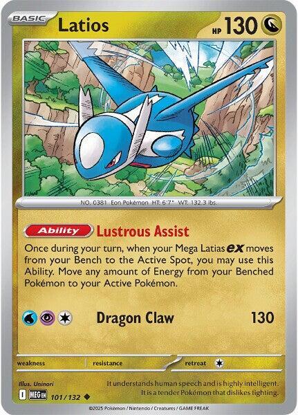 Latios - 101/132 - Uncommon (Inglés NM)