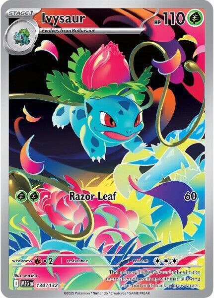 Ivysaur - 134/132 - Illustration Rare (Español Foil NM)