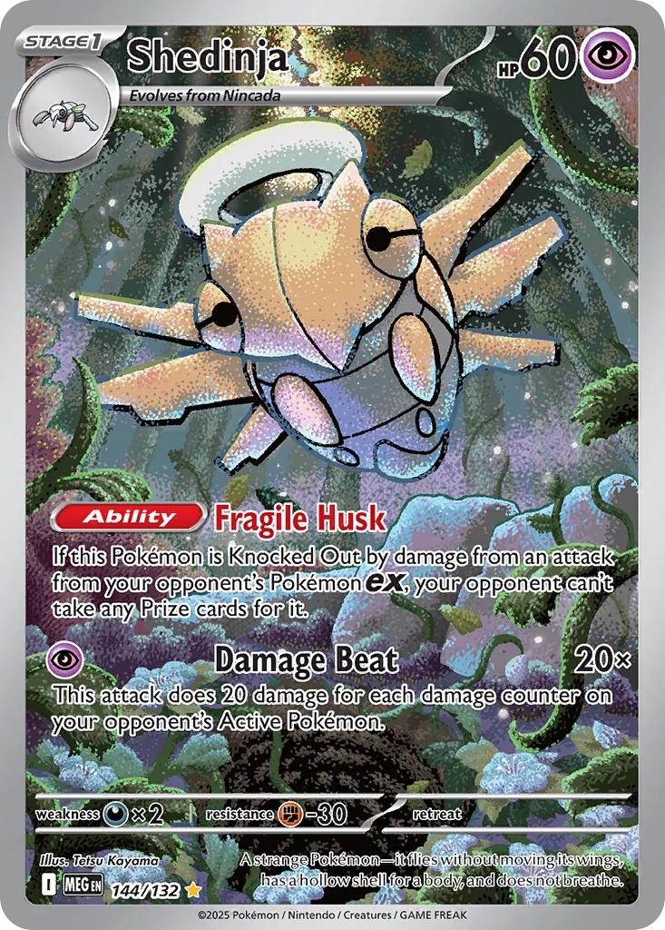 Shedinja - 144/132 - Illustration Rare (Español Latino Foil NM)