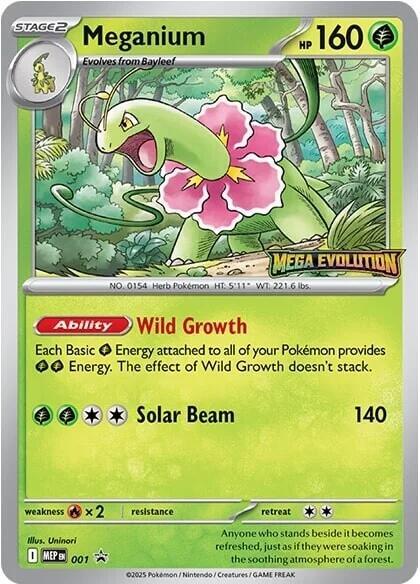 Meganium - 001 - Promo (Español NM)