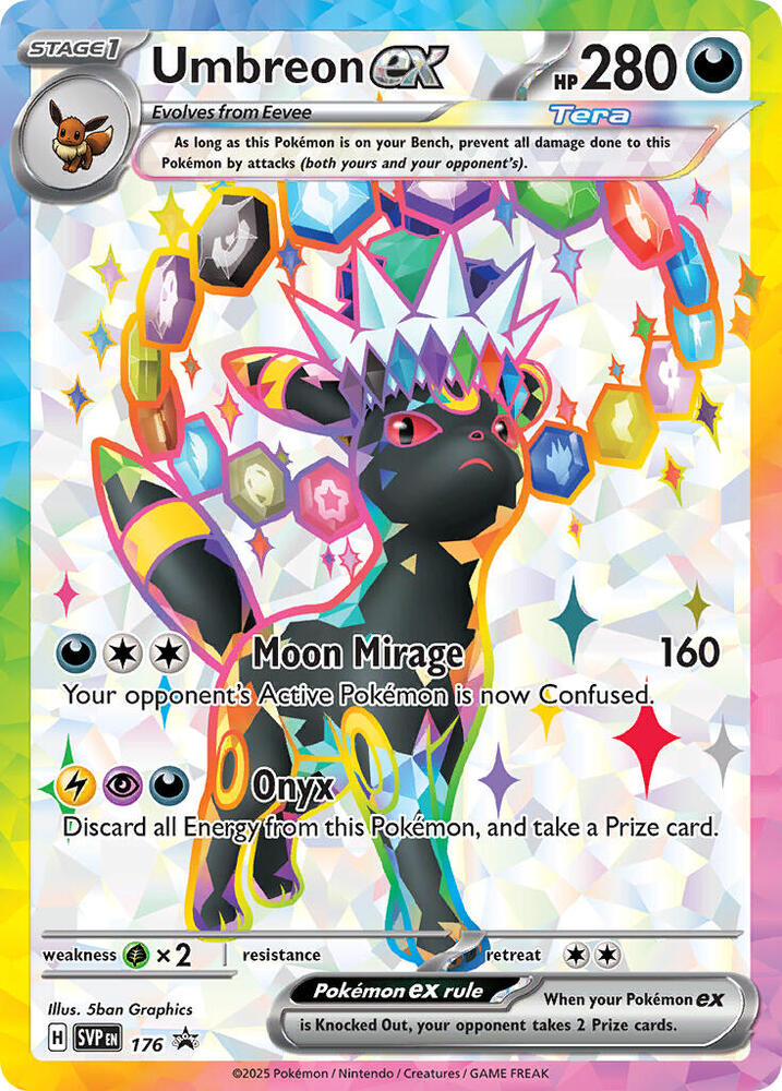 Umbreon ex - 176 - Promo (Español Foil NM)