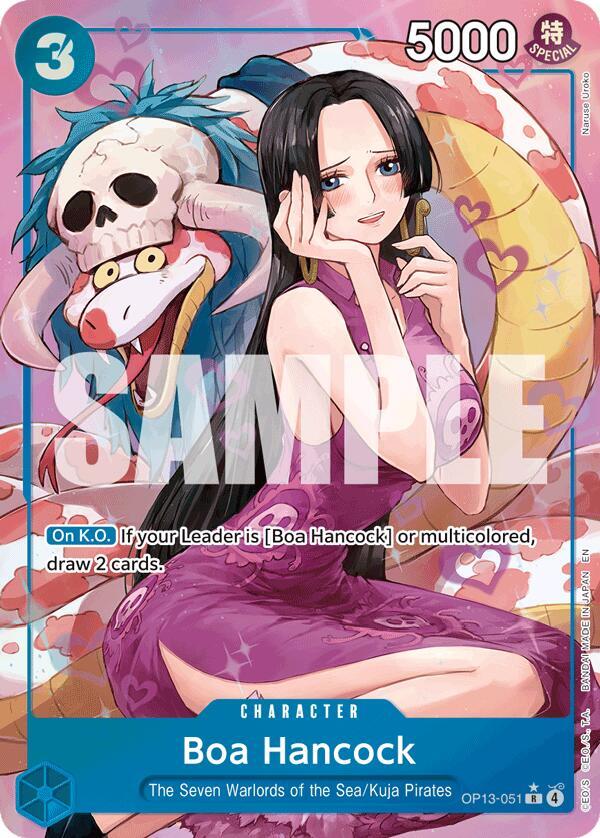 Boa Hancock (Alternate Art) - OP13-051 - Alternate Art Foil (Inglés Foil NM)