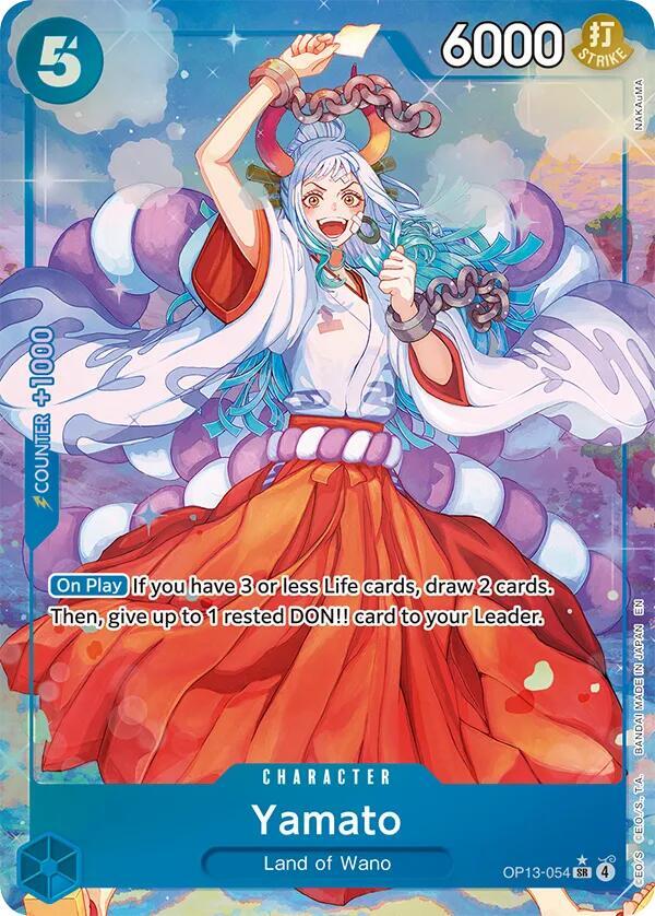 Yamato (Alternate Art) - OP13-054 - Alternate Art Foil (Inglés Foil NM)