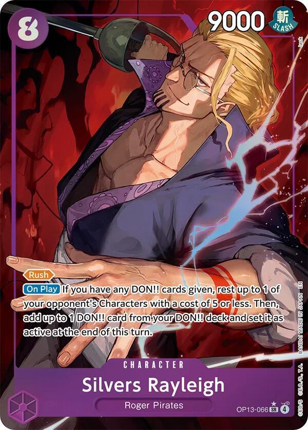 Silvers Rayleigh (Alternate Art) - OP13-066 - Alternate Art Foil (Inglés Foil NM)