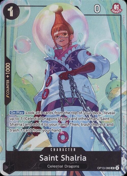 Saint Shalria (Premium Card Collection -Best Selection Vol. 5-) - OP13-086 - Uncommon Foil (Inglés Foil NM)