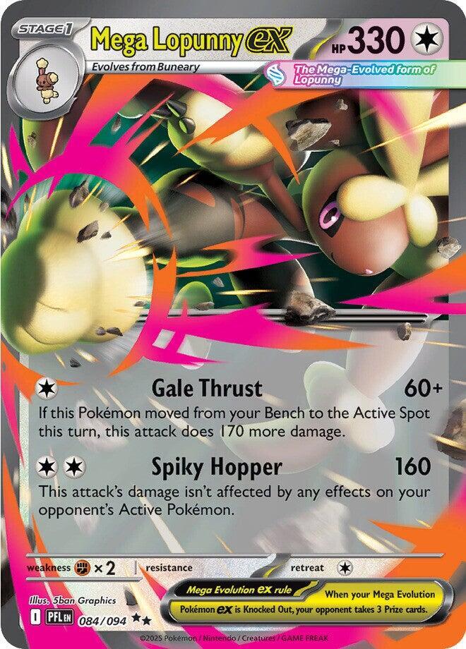 Mega Lopunny ex - 084/094 - Double Rare (Inglés Foil NM)