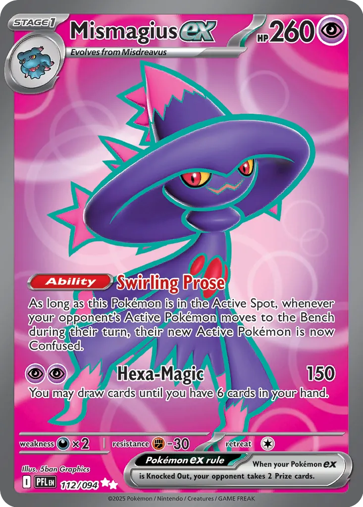 Mismagius ex - 112/094 - Ultra Rare (Inglés Foil NM)