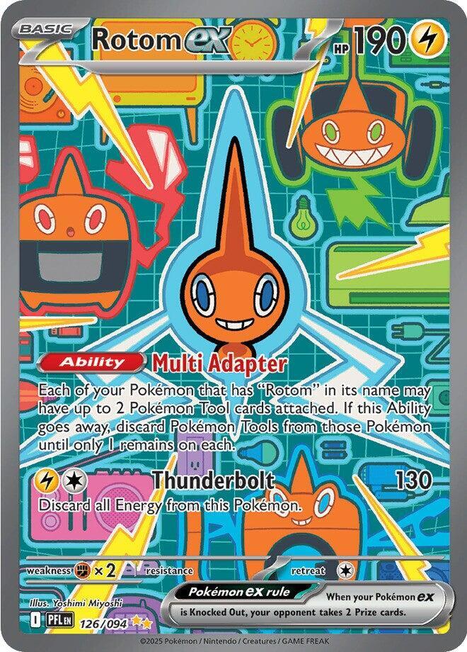 Rotom ex - 126/094 - Special Illustration Rare (Inglés Foil NM)