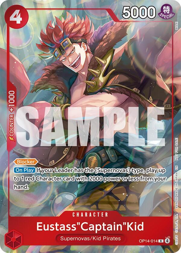 Eustass"Captain"Kid - OP14-014 (Dash Pack) - OP14-014 - Rare Foil (Inglés Foil NM)