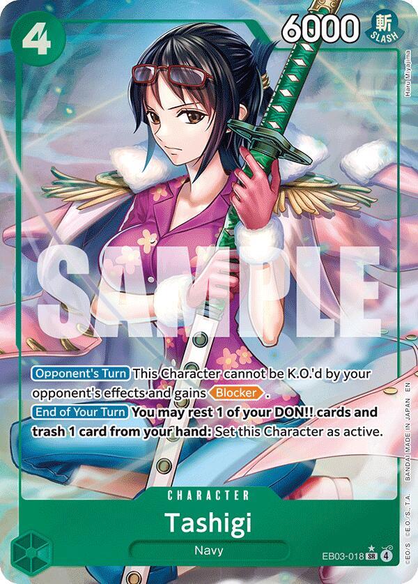 Tashigi (Alternate Art) - EB03-018 - Alternate Art Foil (Inglés Foil NM)