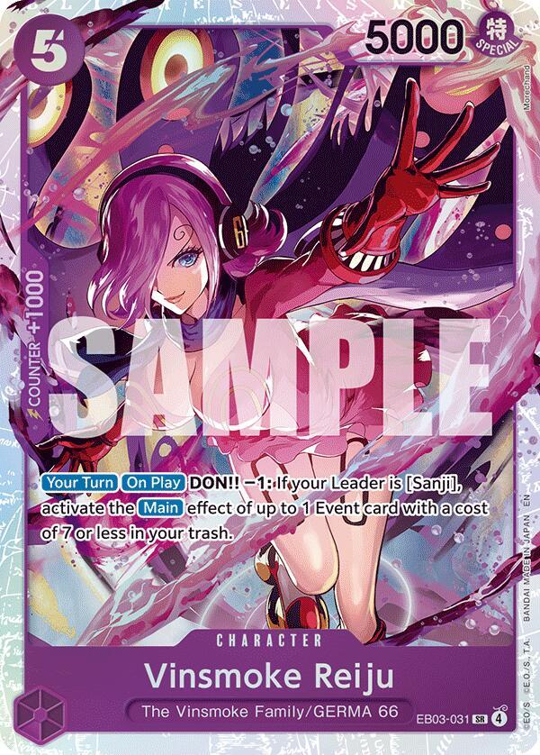 Vinsmoke Reiju - EB03-031 - Super Rare Foil (Inglés Foil NM)