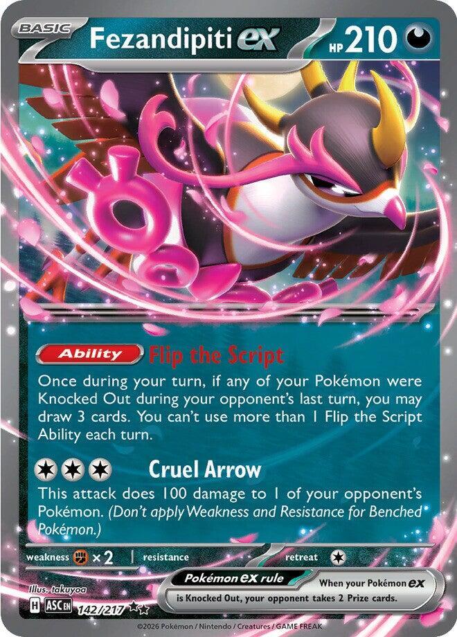 Fezandipiti ex - 142/217 - Double Rare (Inglés Foil NM)