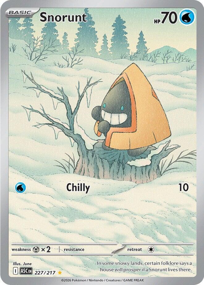 Snorunt - 227/217 - Illustration Rare (Inglés Foil NM)