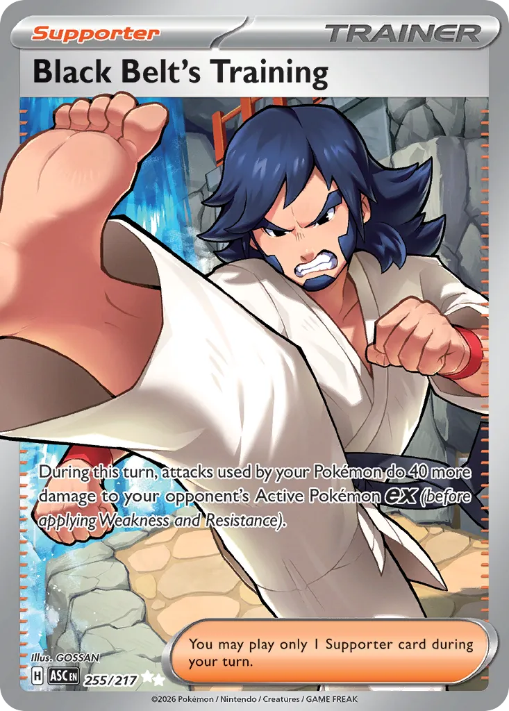 Black Belt's Training - 255/217 - Ultra Rare (Inglés Foil NM)