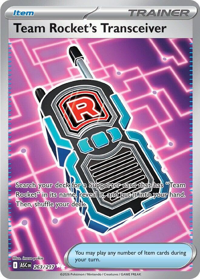 Team Rocket's Transceiver - 263/217 - Ultra Rare (Español Foil NM)