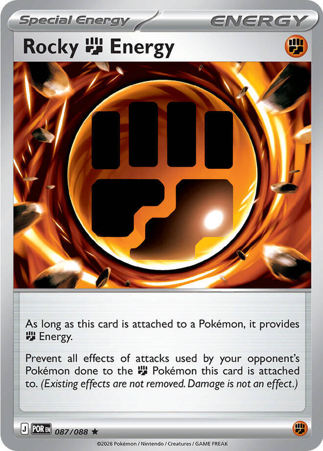 Rocky Fighting Energy - 087/088 - Rare (Inglés Reverse Holo NM)