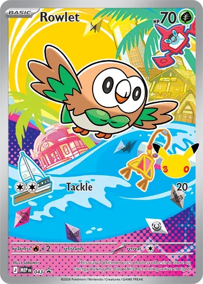 Rowlet - 043 - Promo (Inglés Foil NM)