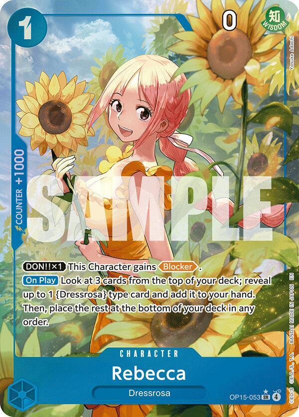 Rebecca (OP15-053) (Alternate Art) - OP15-053 - Alternate Art Foil (Inglés Foil NM)