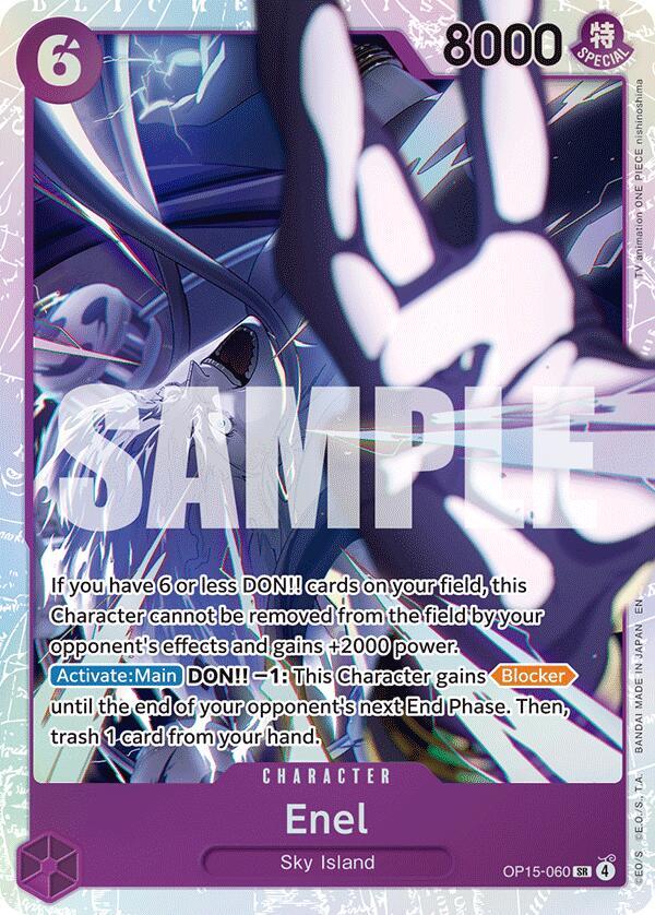 Enel (OP15-060) - OP15-060 - Super Rare Foil (Inglés Foil NM)