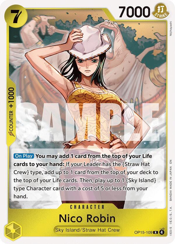 Nico Robin (OP15-109) - OP15-109 - Rare Foil (Inglés Foil NM)