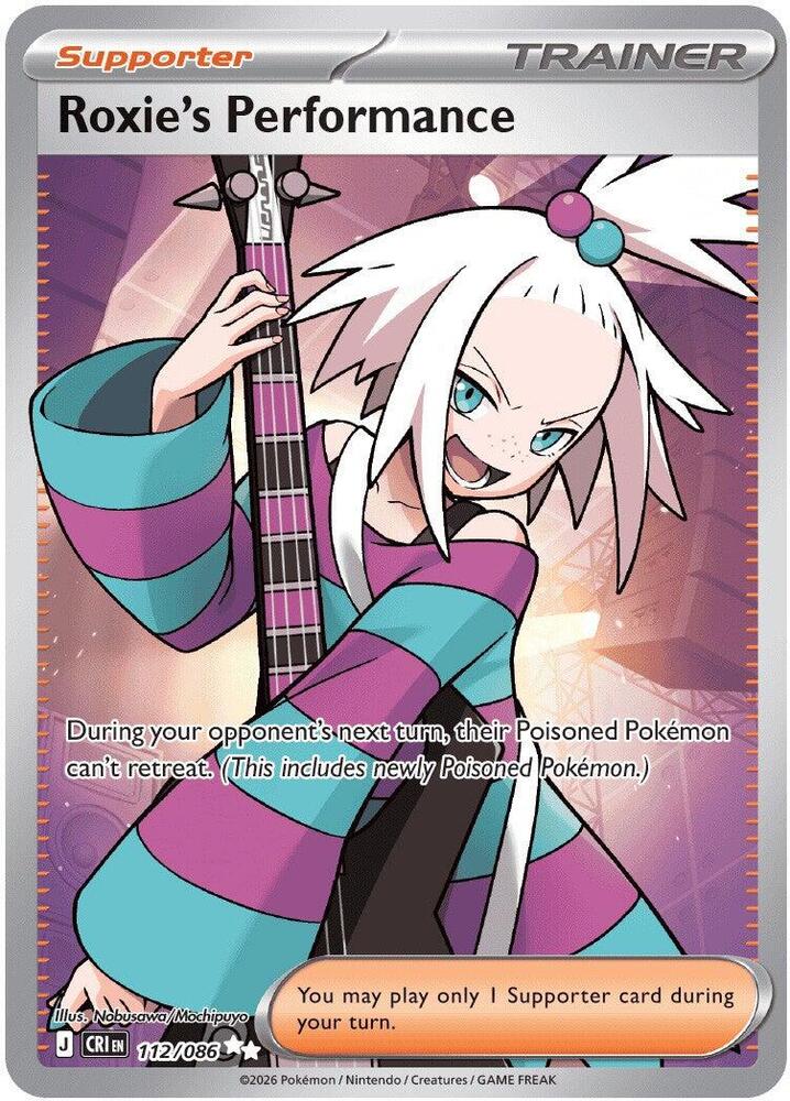 Roxie's Performance - 112/086 - Ultra Rare (Inglés Foil NM)