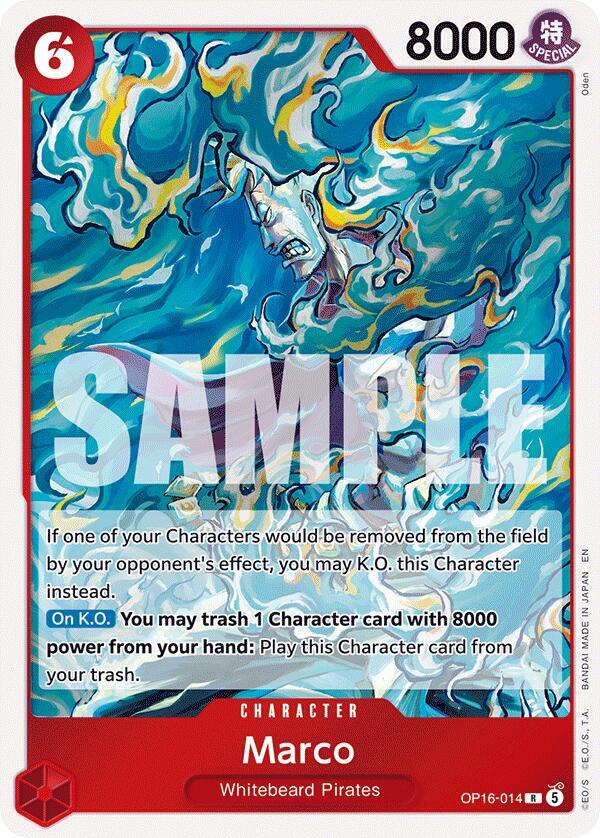 Marco - OP16-014 - Rare Foil (Inglés Foil NM)