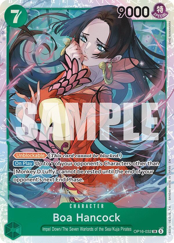 Boa Hancock - OP16-032 - Super Rare Foil (Inglés Foil NM)