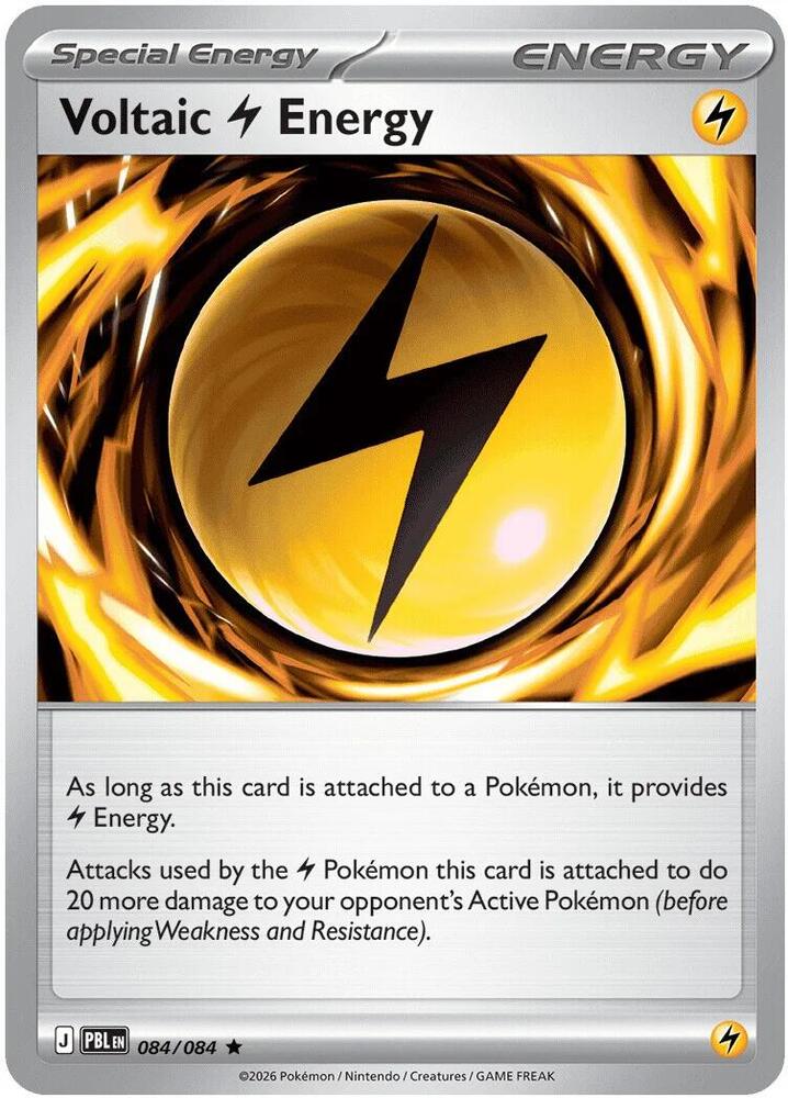Voltaic Lightning Energy - 084/084 (Non-Holo) - 084/084 - Rare (Español Latino NM)