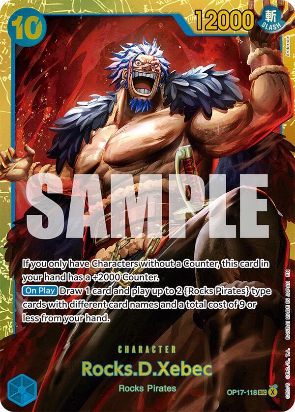 Rocks.D.Xebec (118) - OP17-118 - Secret Rare Foil (Inglés Foil NM)