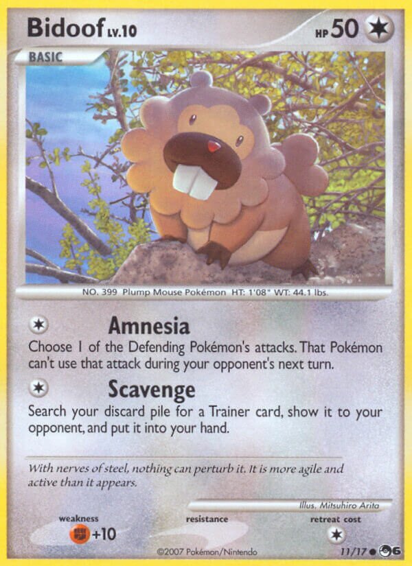 Bidoof - 11/17 - Common (Inglés LP)