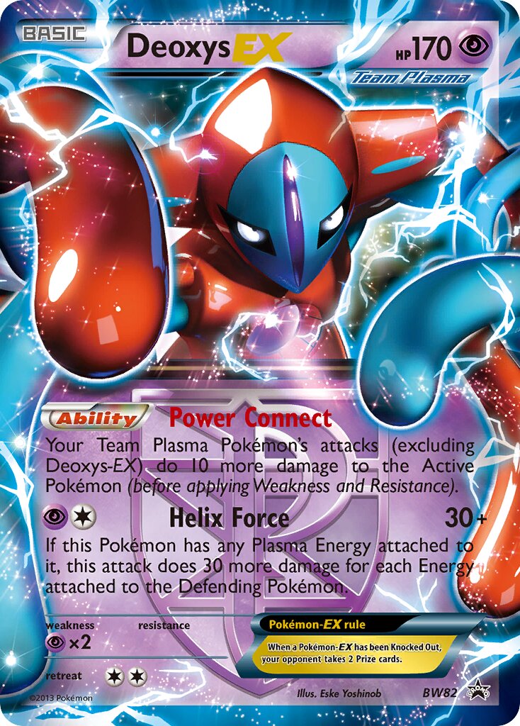 Deoxys-EX - BW82 - Promo (Inglés Foil DMG)