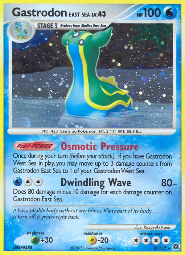 Gastrodon East Sea - 8/132 - Rare Holo (Inglés Foil LP)