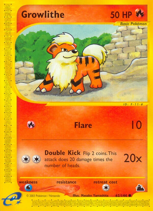 Growlithe - 62/144 - Common (Inglés MP)