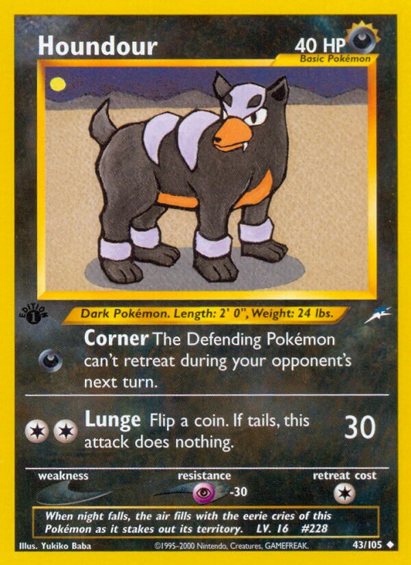 Houndour - 43/105 - Uncommon (Inglés LP)