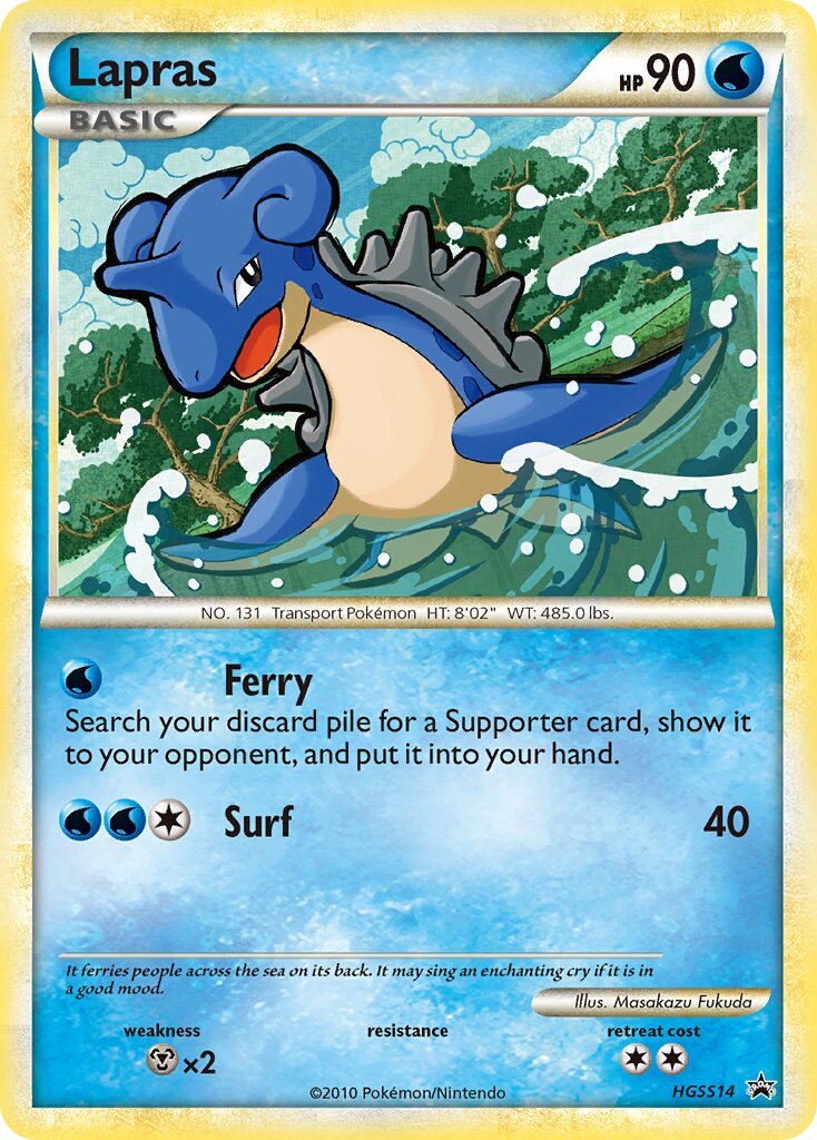 Lapras - HGSS14 - Promo (Inglés Foil LP)