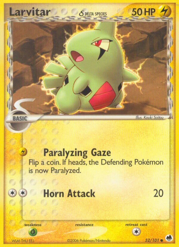 Larvitar - 52/101 - Common (Inglés LP)