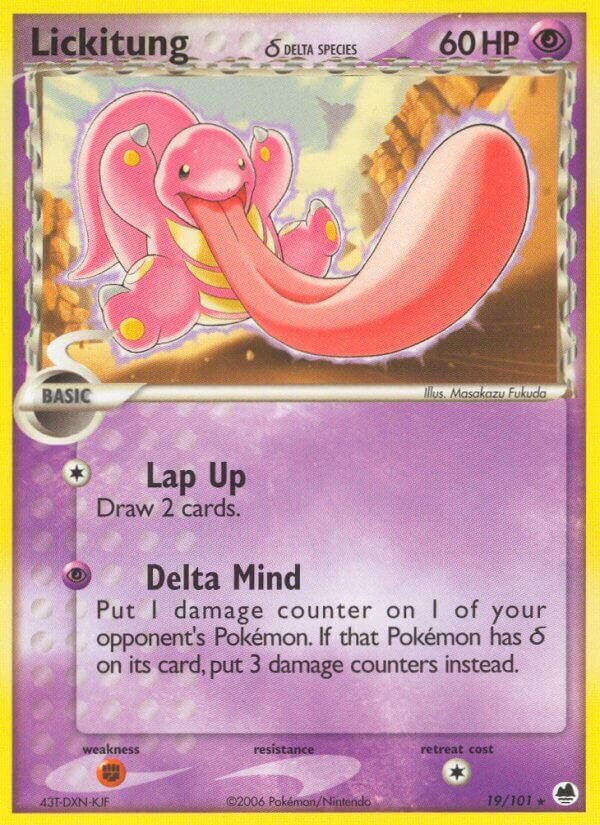 Lickitung - 19/101 - Rare (Inglés NM)