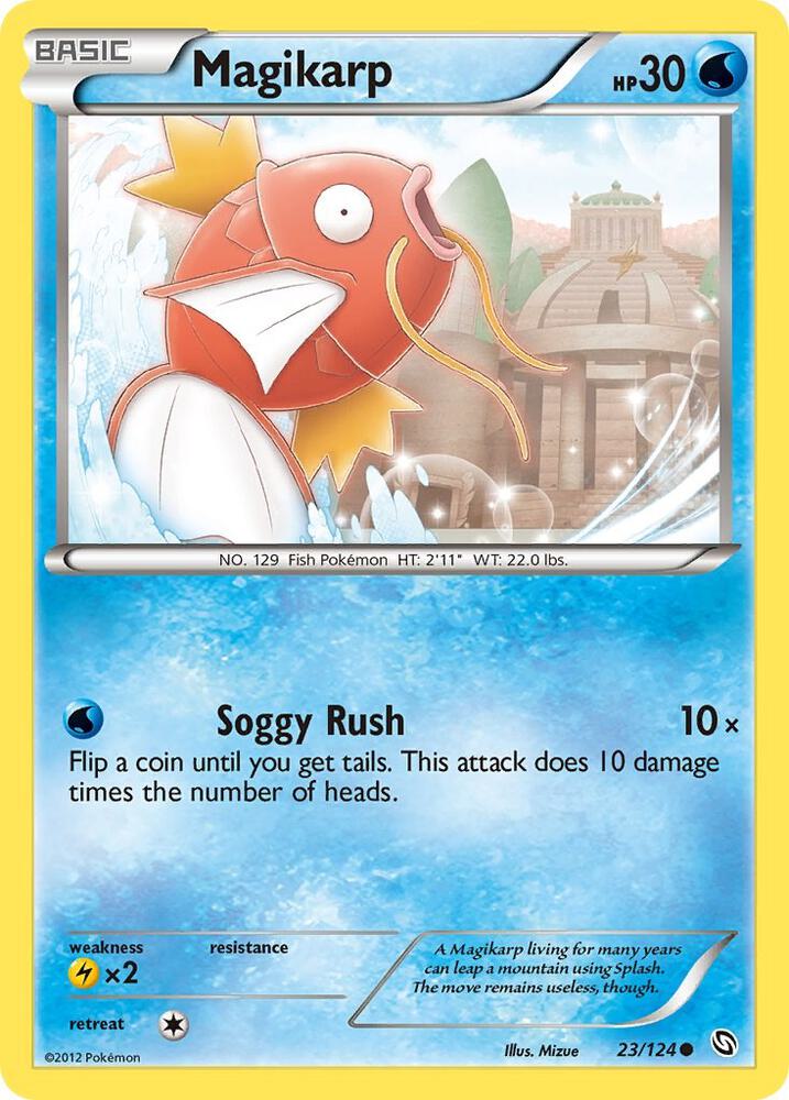 Magikarp - 23/124 - Common (Inglés Reverse Holo LP)