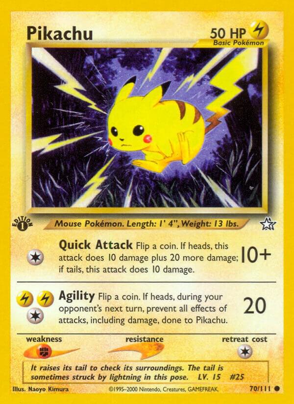 Pikachu - 70/111 - Common (Inglés DMG)