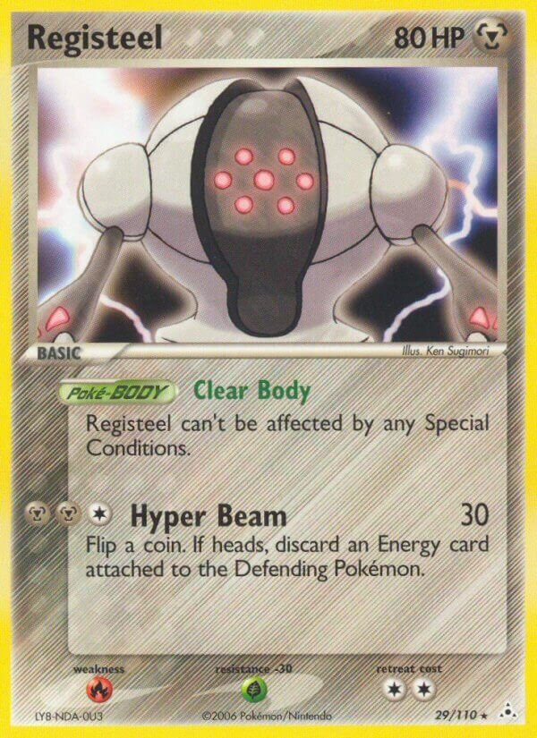 Registeel - 29/110 - Rare (Inglés HP)
