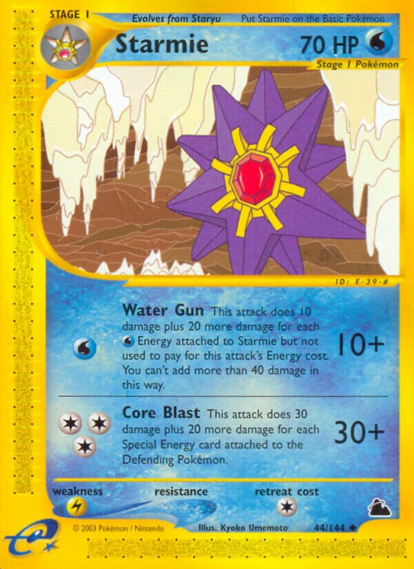 Starmie - 44/144 - Uncommon (Inglés MP)