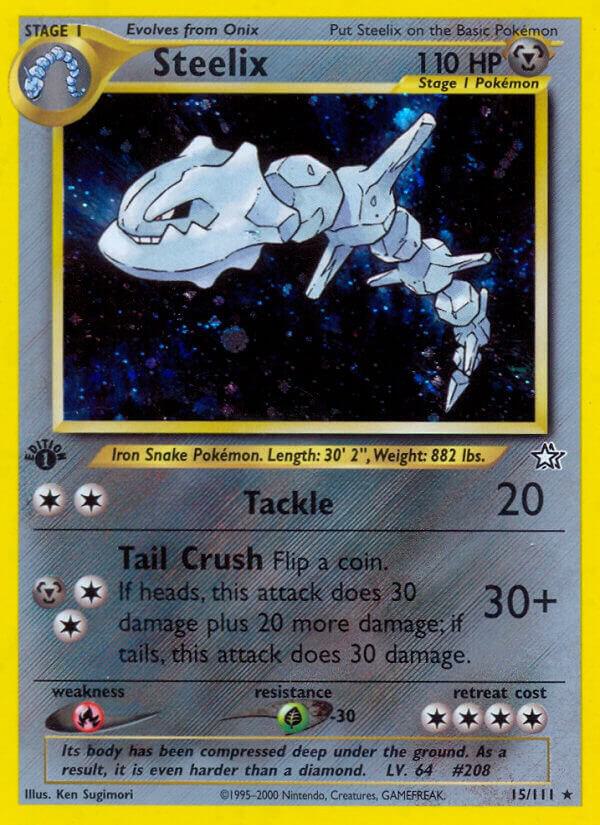 Steelix - 15/111 - Unlimited Holofoil Rare Holo (Inglés Unlimited Holofoil DMG)