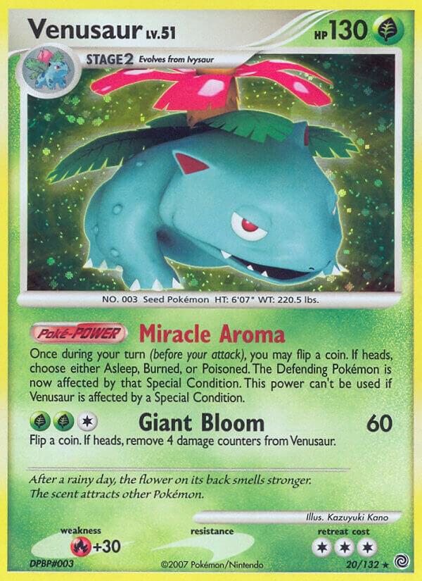 Venusaur - 20/132 - Rare Holo (Inglés Foil LP)