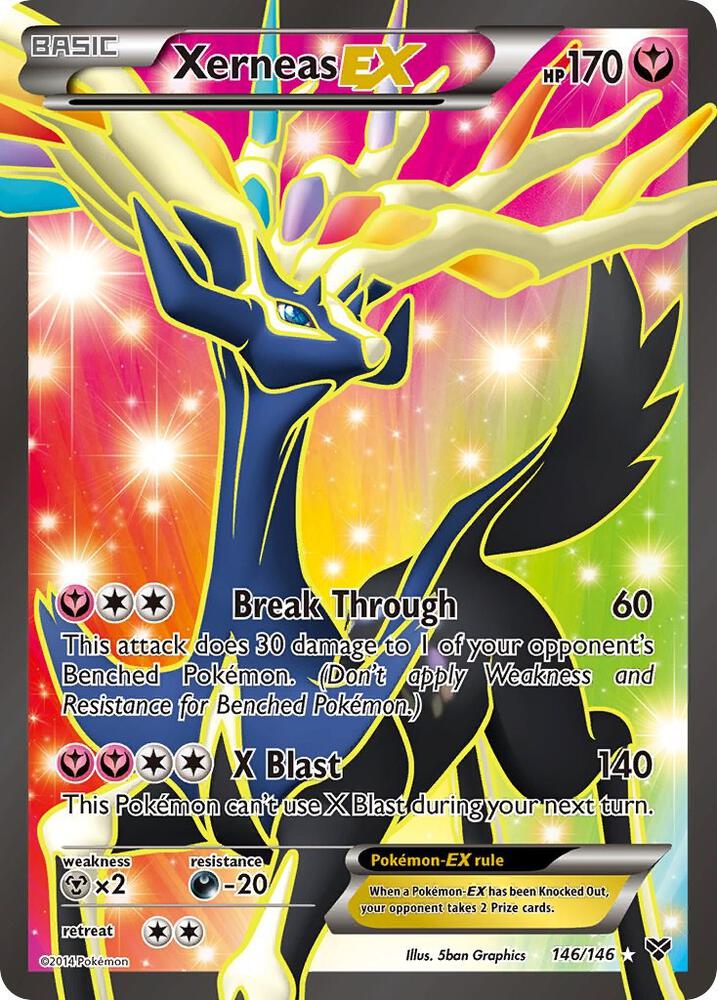 Xerneas-EX - 146/146 - Rare Ultra (Inglés Foil LP)
