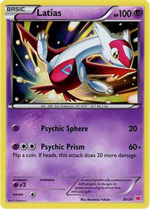 Latias - 30/30 - Common (Inglés Foil LP)