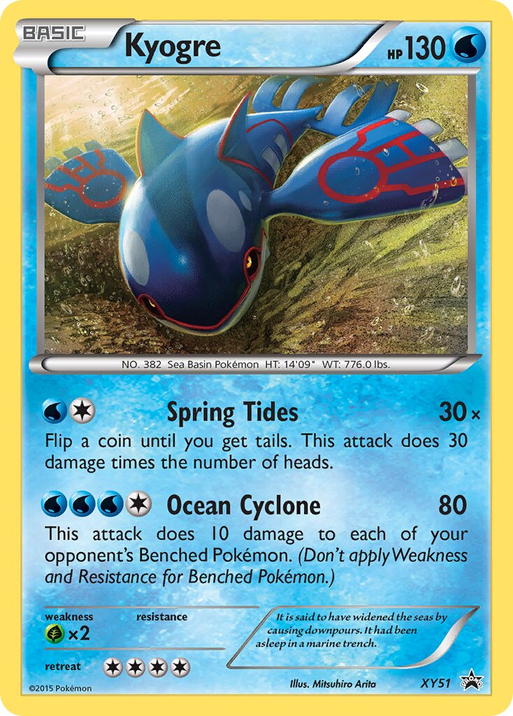 Kyogre - XY51 - Promo (Inglés Foil MP)