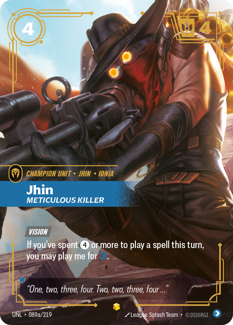 Jhin - Meticulous Killer (Alternate Art) - 89