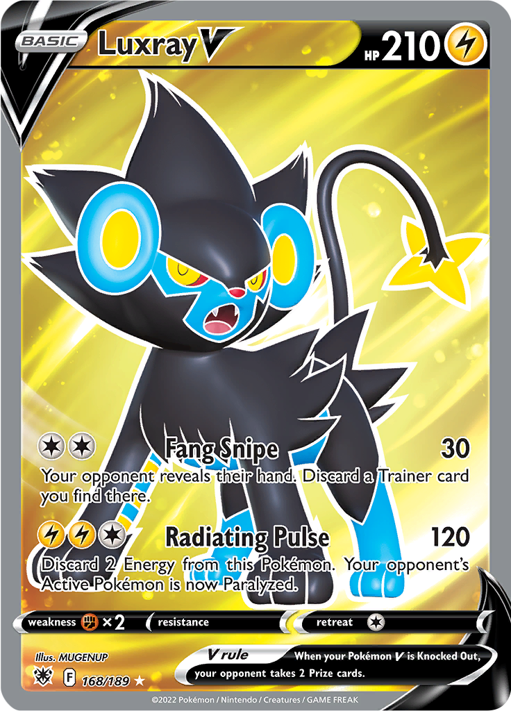 Luxray V - 168/189 - Full Art Ultra Rare
